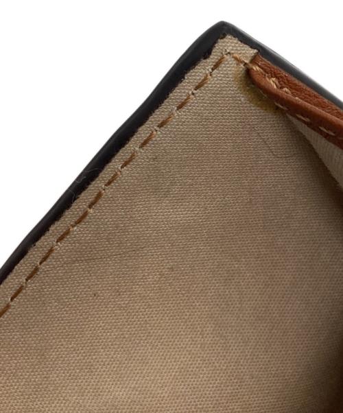 Chloe（クロエ）Chloe (クロエ) アルファベットミニトリフォールドウォレット ブラウンの古着・服飾アイテム