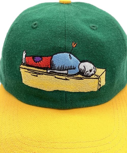 SUPREME（シュプリーム）SUPREME (シュプリーム) Neil Blender Arrow 6-Panel グリーン×イエローの古着・服飾アイテム