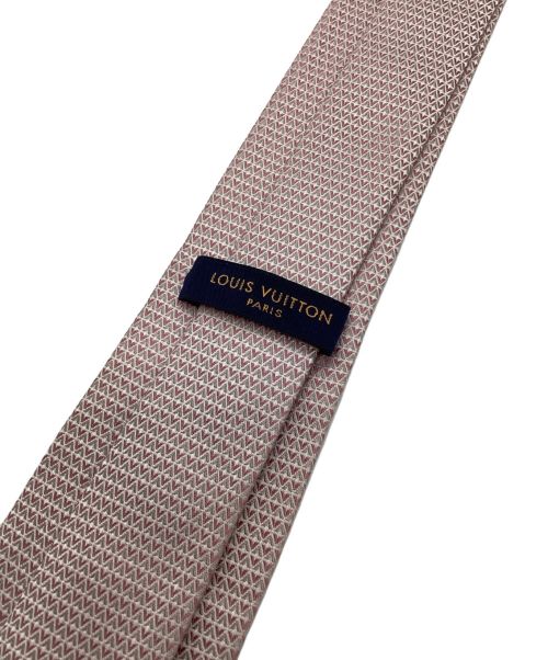 LOUIS VUITTON（ルイ ヴィトン）LOUIS VUITTON (ルイ ヴィトン) シルクネクタイ ピンク サイズ:記載無しの古着・服飾アイテム