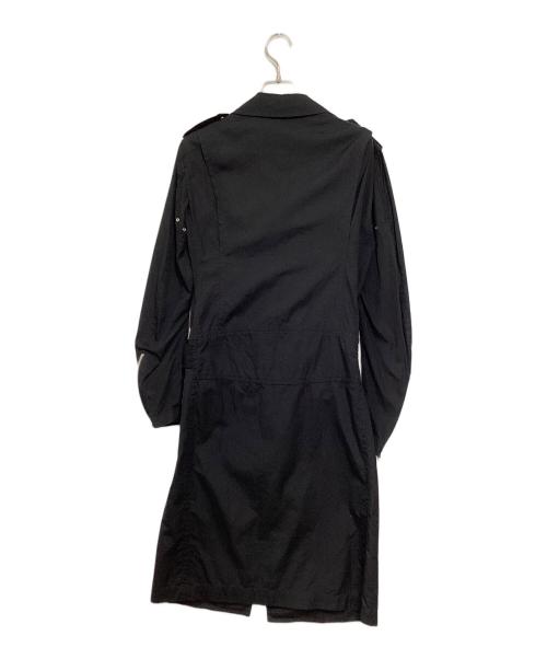 COMME des GARCONS HOMME PLUS（コムデギャルソンオムプリュス）COMME des GARCONS HOMME PLUS (コムデギャルソンオムプリュス) ダブルライダースコットンコート ブラック サイズ:XSの古着・服飾アイテム