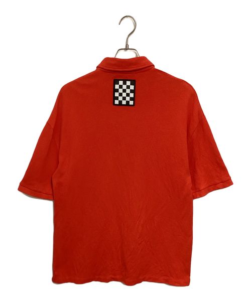 RAF SIMONS（ラフシモンズ）RAF SIMONS (ラフシモンズ) FRED PERRY (フレッドペリー) ポロシャツ レッド サイズ:Mの古着・服飾アイテム