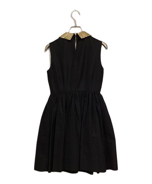 Kate Spade（ケイトスペード）Kate Spade (ケイトスペード) ビジューノースリーブワンピース ブラック サイズ:00の古着・服飾アイテム