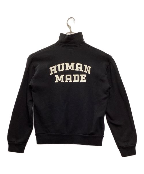HUMAN MADE（ヒューマンメイド）HUMAN MADE (ヒューマンメイド) Military Half-Zip Sweatshirt ブラック サイズ:Sの古着・服飾アイテム
