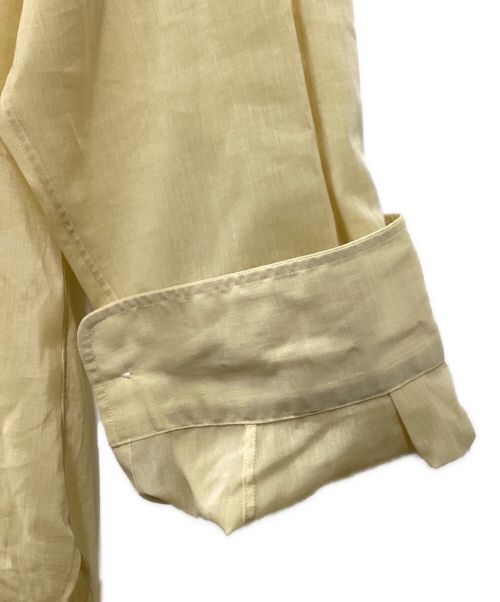 AURALEE（オーラリー）AURALEE (オーラリー) HARD TWIST FINX ORGANDY SHIRT ベージュ サイズ:4の古着・服飾アイテム