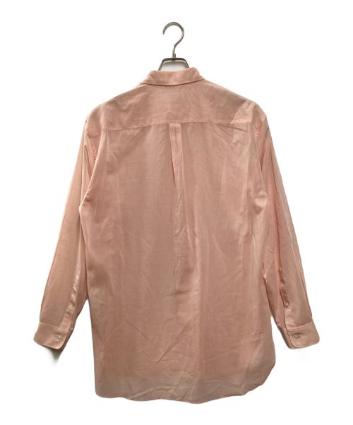 AURALEE（オーラリー）AURALEE (オーラリー) HARD TWIST FINX ORGANDY SHIRT ピンク サイズ:4の古着・服飾アイテム