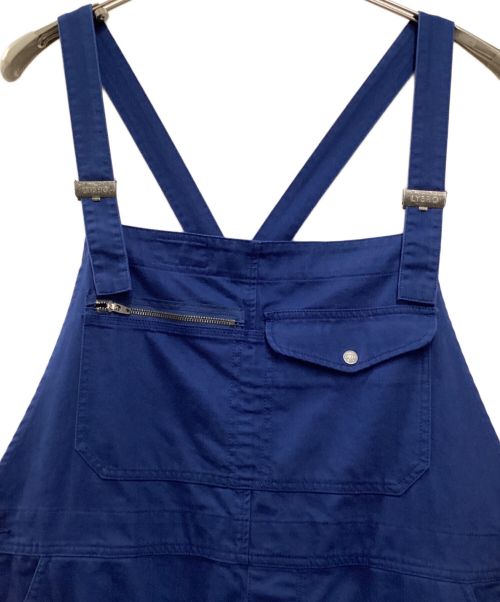 NIGEL CABOURN（ナイジェルケーボン）NIGEL CABOURN (ナイジェルケーボン) LYBRO (ライブロ) DUNGAREE COTTON TWILLオーバーオール ブルー サイズ:52の古着・服飾アイテム