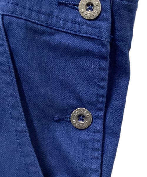 NIGEL CABOURN（ナイジェルケーボン）NIGEL CABOURN (ナイジェルケーボン) LYBRO (ライブロ) DUNGAREE COTTON TWILLオーバーオール ブルー サイズ:52の古着・服飾アイテム