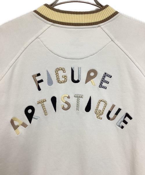 HERMES（エルメス）HERMES (エルメス) 刺繍スウェット ホワイト サイズ:36の古着・服飾アイテム