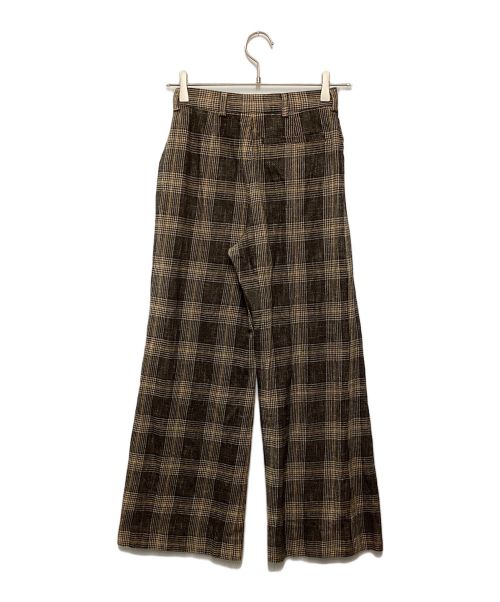 Acne studios（アクネ ストゥディオズ）Acne studios (アクネ ストゥディオス) チェックパンツ ブラウン サイズ:XSの古着・服飾アイテム