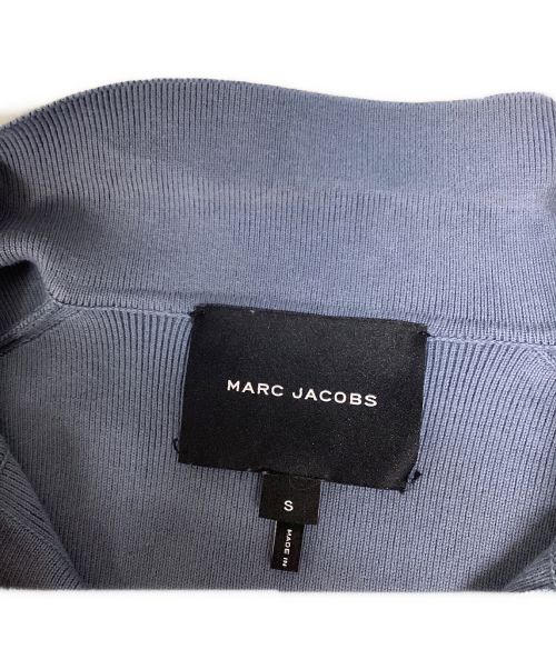 MARC JACOBS（マークジェイコブズ）MARC JACOBS (マークジェイコブス) 半袖ニットワンピース ブルー サイズ:Sの古着・服飾アイテム