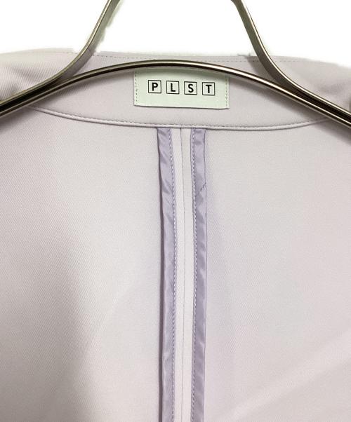 PLST（プラステ）PLST (プラステ) トリプルクロスベルテッドコート パープル サイズ:L 未使用品の古着・服飾アイテム