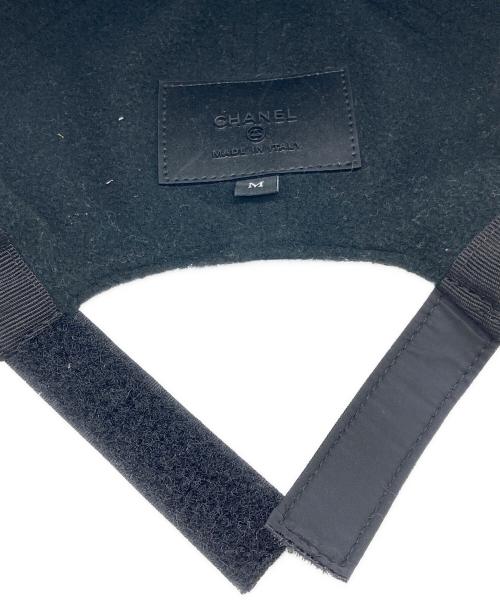 CHANEL（シャネル）CHANEL (シャネル) ロゴキャップ ブラック サイズ:Mの古着・服飾アイテム