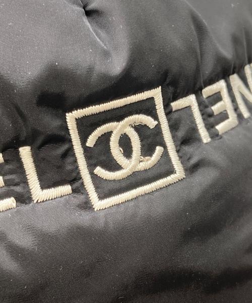 CHANEL（シャネル）CHANEL (シャネル) ロゴキャップ ブラック サイズ:Mの古着・服飾アイテム