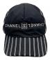 CHANEL (シャネル) ロゴキャップ ブラック サイズ:M：49000円