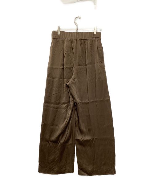 ISSEY MIYAKE（イッセイミヤケ）ISSEY MIYAKE (イッセイミヤケ) ベルトパンツ ブラウン サイズ:2の古着・服飾アイテム