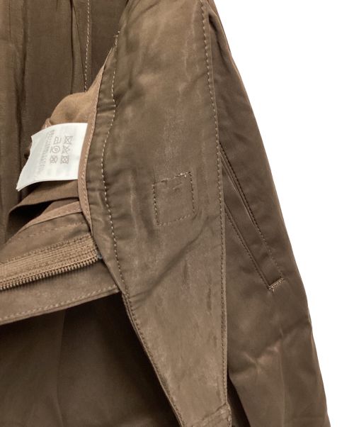 ISSEY MIYAKE（イッセイミヤケ）ISSEY MIYAKE (イッセイミヤケ) ベルトパンツ ブラウン サイズ:2の古着・服飾アイテム