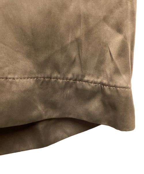 ISSEY MIYAKE（イッセイミヤケ）ISSEY MIYAKE (イッセイミヤケ) ベルトパンツ ブラウン サイズ:2の古着・服飾アイテム