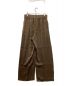 ISSEY MIYAKE (イッセイミヤケ) ベルトパンツ ブラウン サイズ:2：14000円
