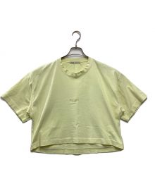 Acne studios（アクネ ストゥディオズ）の古着「スモールロゴオーバーサイズカットソー」｜イエロー
