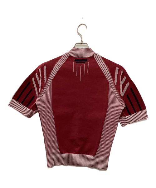 PRADA（プラダ）PRADA (プラダ) 半袖テックカットソー レッド サイズ:44の古着・服飾アイテム