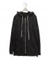 RICK OWENS（リックオウエンス）の古着「Black Zip Front Hoodie」｜ブラック
