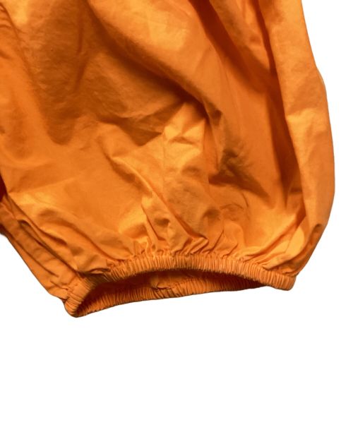 GANNI（ガニー）Ganni (ガニー) Cotton Poplin Gathered U-neck Mini Dress オレンジ サイズ:36の古着・服飾アイテム