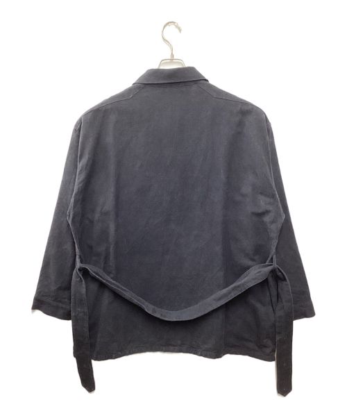 NICENESS（ナイスネス）NICENESS (ナイスネス) プルオーバーシャツ ブラック サイズ:Lの古着・服飾アイテム