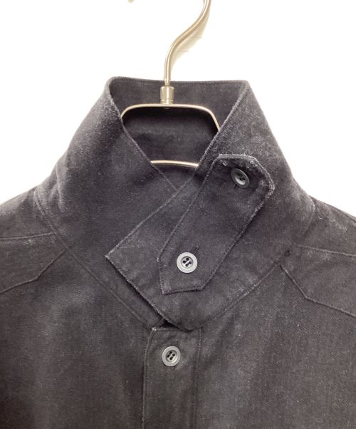 NICENESS（ナイスネス）NICENESS (ナイスネス) プルオーバーシャツ ブラック サイズ:Lの古着・服飾アイテム
