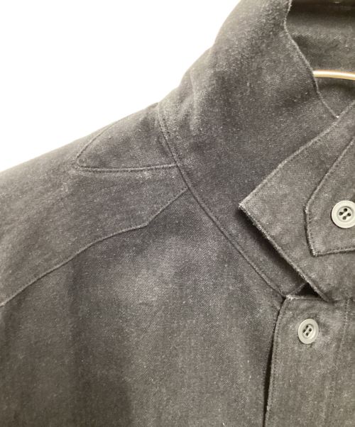 NICENESS（ナイスネス）NICENESS (ナイスネス) プルオーバーシャツ ブラック サイズ:Lの古着・服飾アイテム
