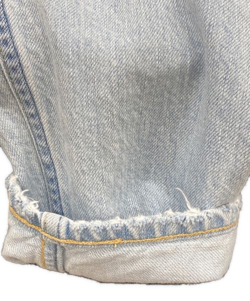 upper hights（アッパーハイツ）upper hights (アッパーハイツ) THE WOMAN ハイライズテーパードデニムパンツ ブルー サイズ:22の古着・服飾アイテム