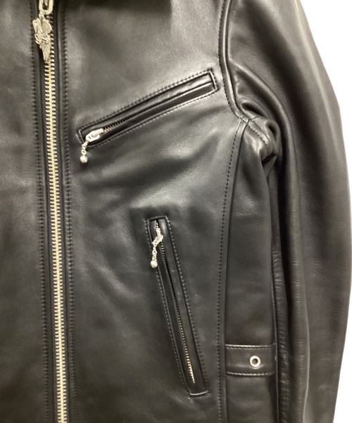 HARLEY-DAVIDSON（ハーレーダビッドソン）HARLEY-DAVIDSON (ハーレーダビッドソン) シングルレザージャケット ブラック サイズ:XS 未使用品の古着・服飾アイテム