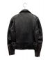 HARLEY-DAVIDSON (ハーレーダビッドソン) シングルレザージャケット ブラック サイズ:XS 未使用品：13000円