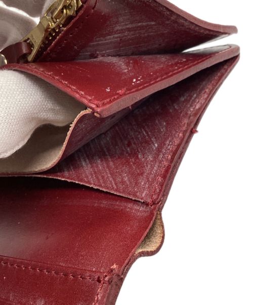 GLENROYAL（グレンロイヤル）GLENROYAL (グレンロイヤル) ブライドルレザーロングウォレット レッドの古着・服飾アイテム