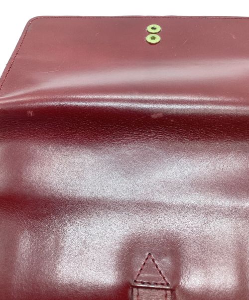 GLENROYAL（グレンロイヤル）GLENROYAL (グレンロイヤル) ブライドルレザーロングウォレット レッドの古着・服飾アイテム