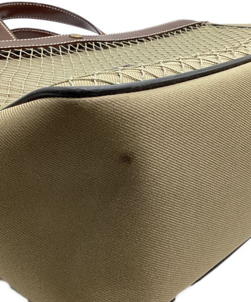 HUNTING WORLD（ハンティングワールド）HUNTING WORLD (ハンティングワールド) サファリトートバッグ カーキの古着・服飾アイテム