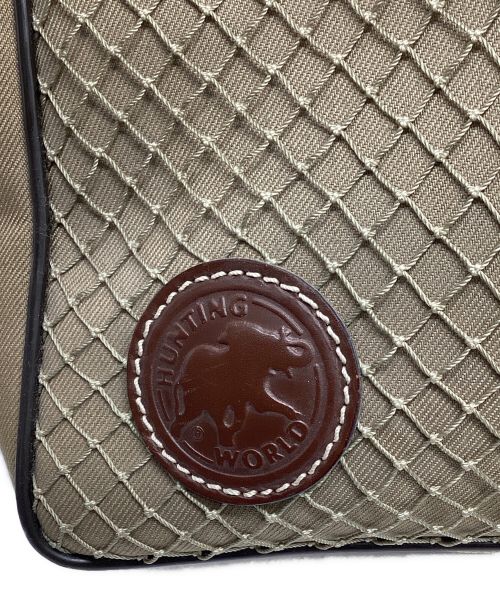 HUNTING WORLD（ハンティングワールド）HUNTING WORLD (ハンティングワールド) サファリトートバッグ カーキの古着・服飾アイテム