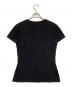 FENDI (フェンディ) ロゴ刺繍Tシャツ ブラック サイズ:40：6000円
