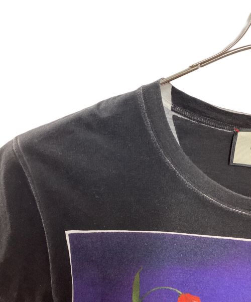 GUCCI（グッチ）GUCCI (グッチ) Ignasi Monreal (イグナシ モンレアル) プリントTシャツ ブラック サイズ:Mの古着・服飾アイテム