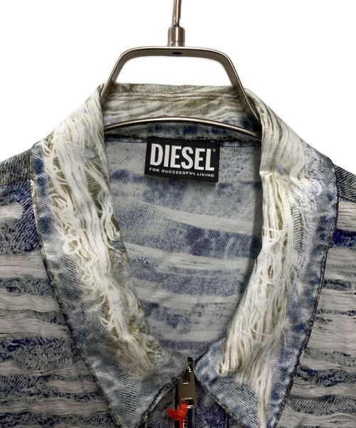 DIESEL（ディーゼル）DIESEL (ディーゼル) S-Louis CAMICIA ブルー サイズ:54の古着・服飾アイテム