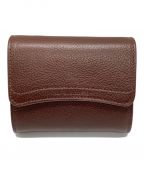 IL BISONTEイル ビゾンテ）の古着「レザーミニウォレット」｜ブラウン