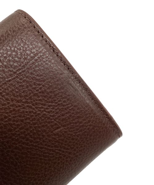 IL BISONTE（イル ビゾンテ）IL BISONTE (イル ビゾンテ) レザーミニウォレット ブラウンの古着・服飾アイテム