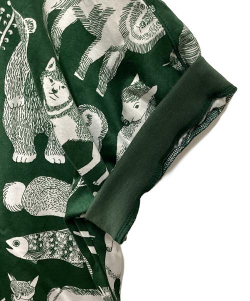 Marble SUD（マーブルシュッド）Marble SUD (マーブルシュッド) Nagano Nature 袖リブOP グリーン サイズ:FREEの古着・服飾アイテム