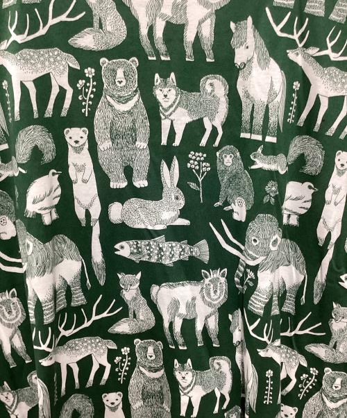 Marble SUD（マーブルシュッド）Marble SUD (マーブルシュッド) Nagano Nature 袖リブOP グリーン サイズ:FREEの古着・服飾アイテム