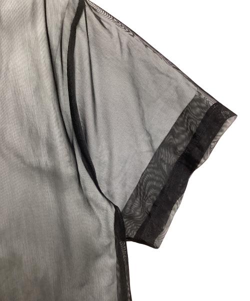 MAISON SPECIAL（メゾンスペシャル）MAISON SPECIAL (メゾンスペシャル) Layered Tulle T-shirt ブラック×ホワイト サイズ:Freeの古着・服飾アイテム