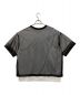 MAISON SPECIAL (メゾンスペシャル) Layered Tulle T-shirt ブラック×ホワイト サイズ:Free：5000円