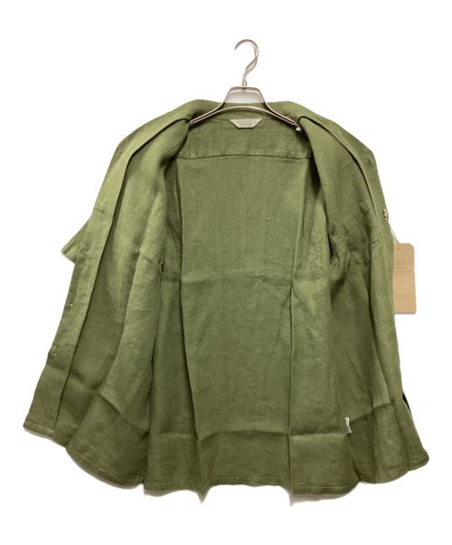 ORGUEIL（オルゲイユ）ORGUEIL (オルゲイユ) Open Collar Shirt グリーン サイズ:L 未使用品の古着・服飾アイテム