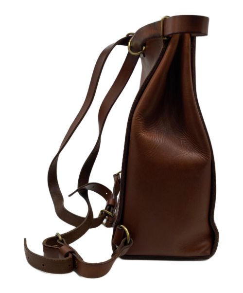 Herz（ヘルツ）Herz (ヘルツ) ボックスリュック ブラウンの古着・服飾アイテム