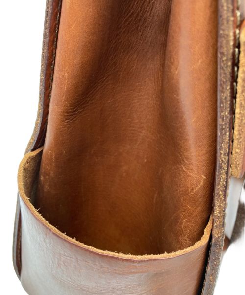 Herz（ヘルツ）Herz (ヘルツ) ボックスリュック ブラウンの古着・服飾アイテム