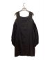 UN3D. (アンスリード) ボリュームスリーブドレス ブラック サイズ:36：3500円