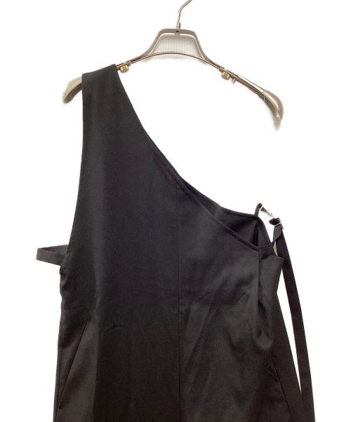UN3D.（アンスリード）UN3D. (アンスリード) ワンショルダーオールインワン ブラック サイズ:38の古着・服飾アイテム
